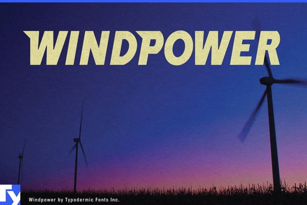 Windpower Font