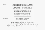 Zero | A Geometric Sans Typeface