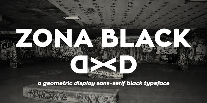 zona black font zona black font