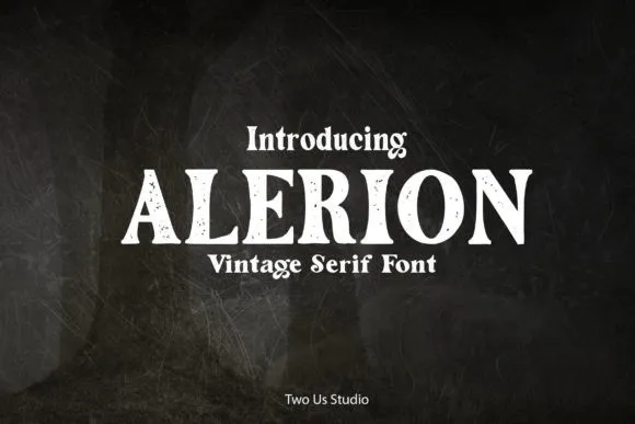 Alerion - Vintage Serif Font
