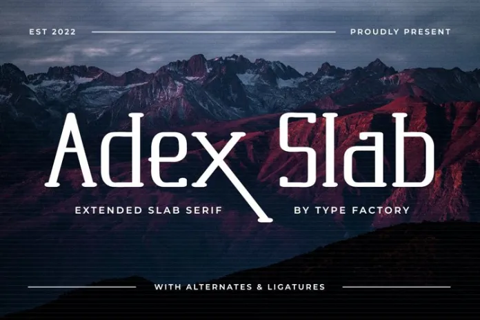 Adex Slab Font