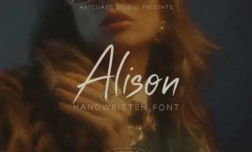 Alison Handwritten Font Duo