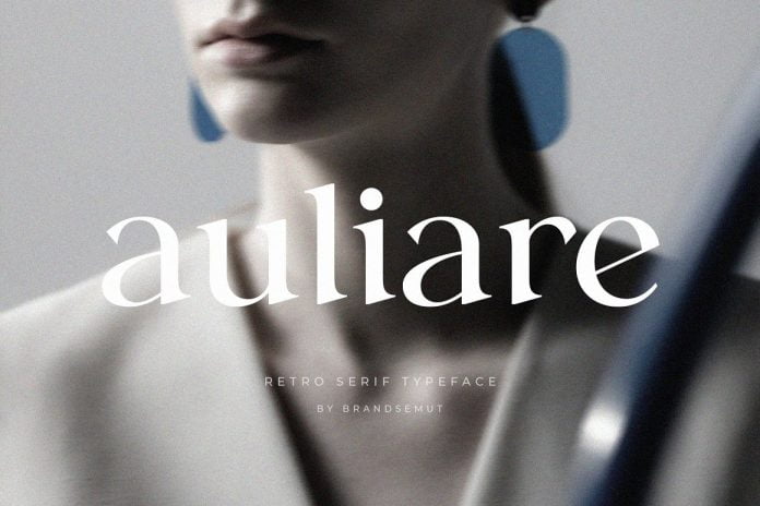 Auliare – Retro Serif Typeface Font