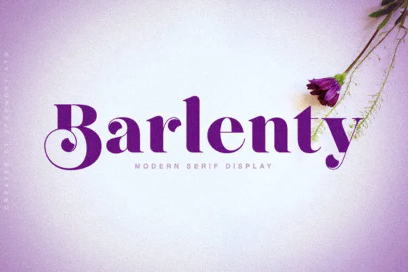 Barlenty Font