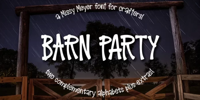 Barn Party Font