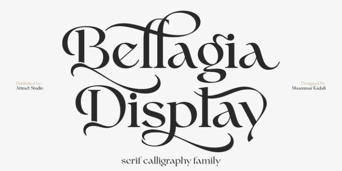 Bellagia Display Font Family