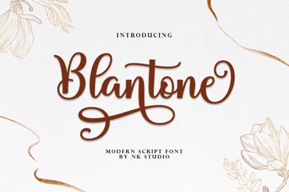 Blantone Script Font