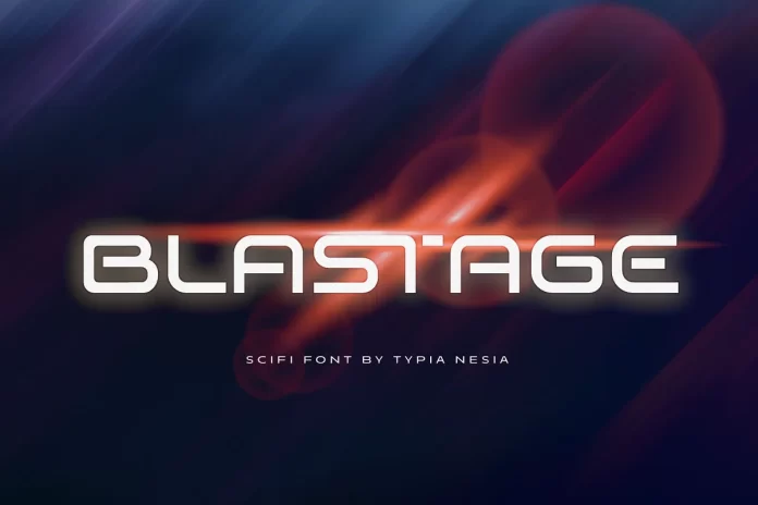 Blastage - Scifi Sans Font