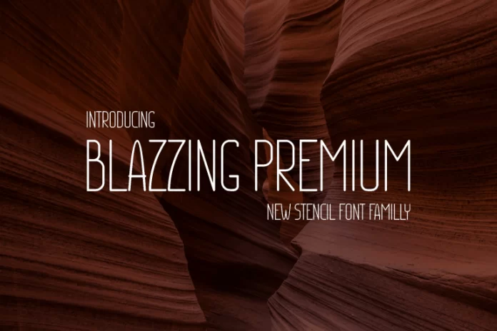 Blazzing Premium Font