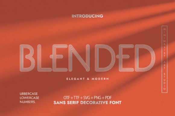 Blended Font
