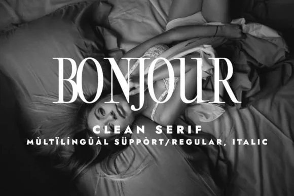 Bonjour Font