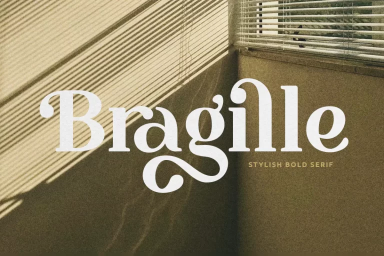 Bragille - Stylish Bold Serif Font