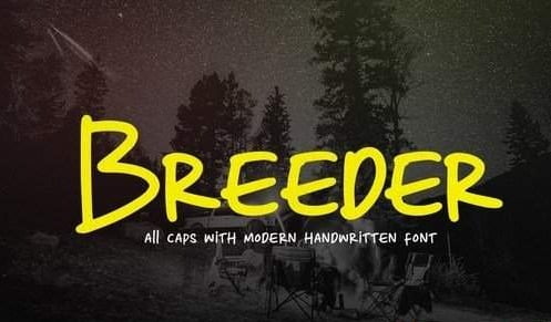 Breeder Small Caps Font