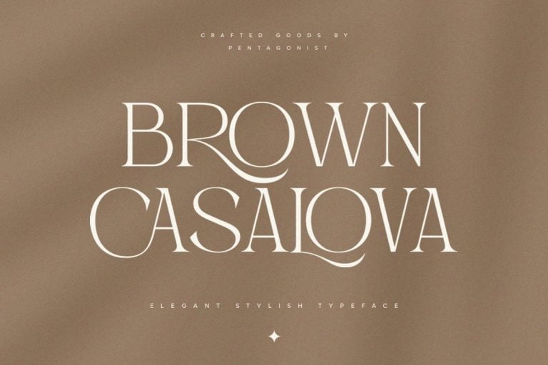 Brown Casalova Font