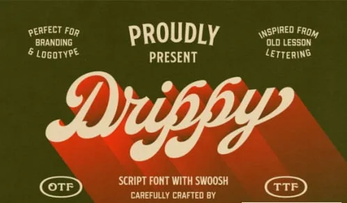 Drippy Font