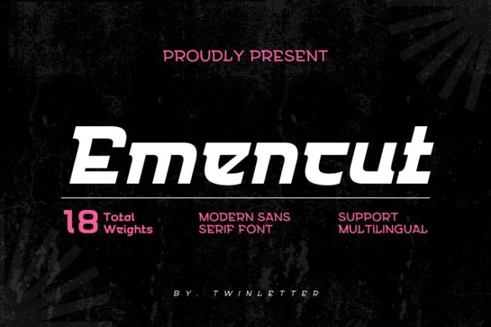 Emencut Font