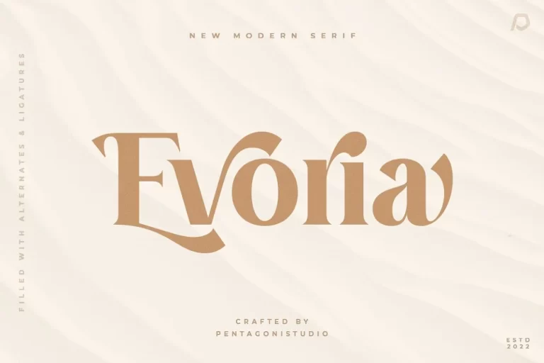 Evoria | Modern Serif Font