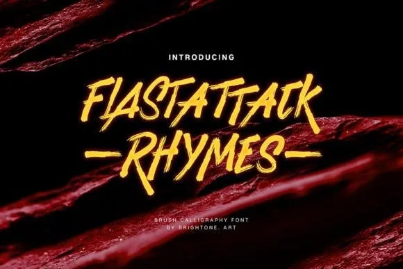Flastattack Rhymes Font