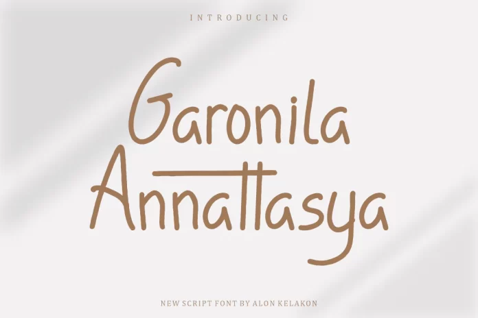 Garonila Annattasya Font