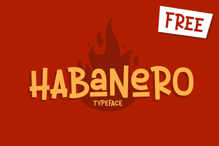 Habanero - Handwritten Cartoon Typeface Font