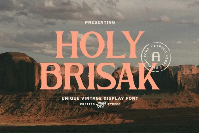 Holy Brisak Font