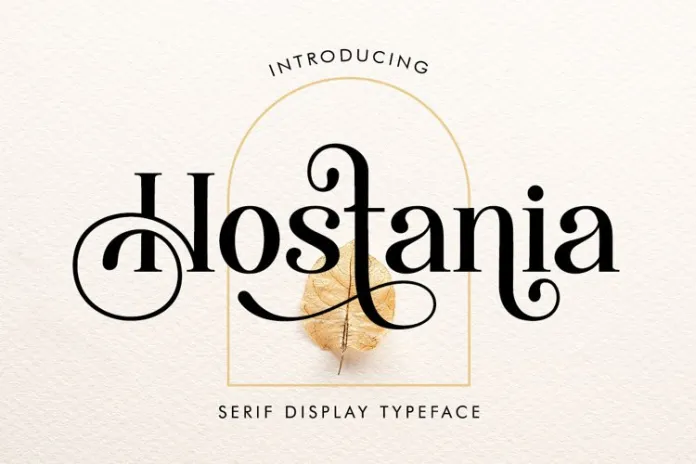 Hostania Font