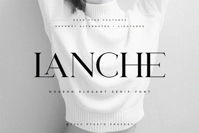 Lanche | Modern Elegant Serif Font