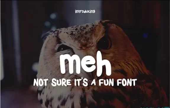 Meh - Fun Font GL