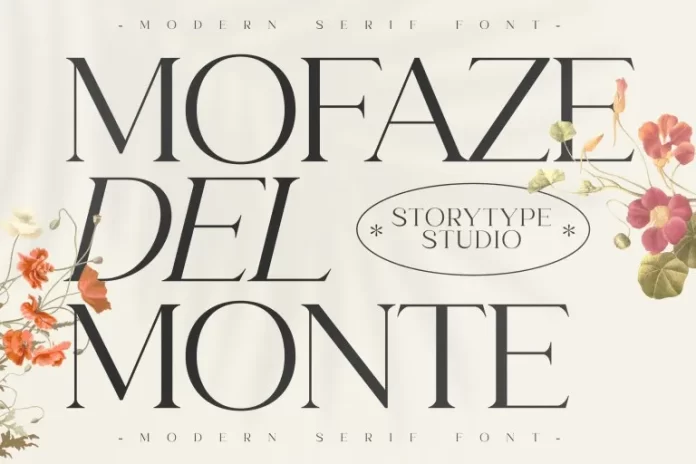 Mofaze Del Monte Serif Font