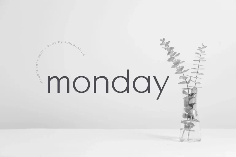 Monday Sans Font