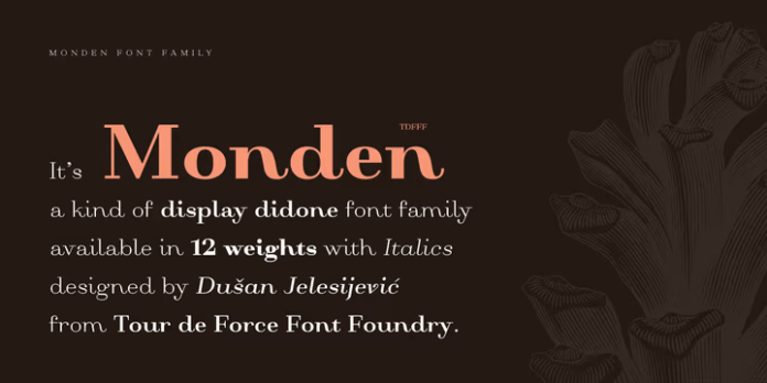 Monden Font Family