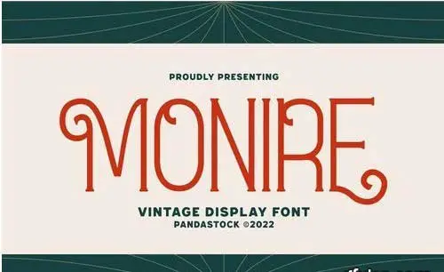 Monire - Creative Vintage Font