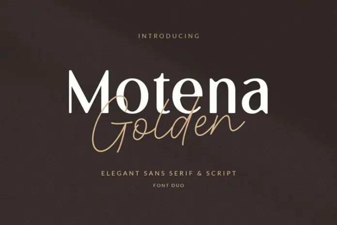 Motena Golden Font