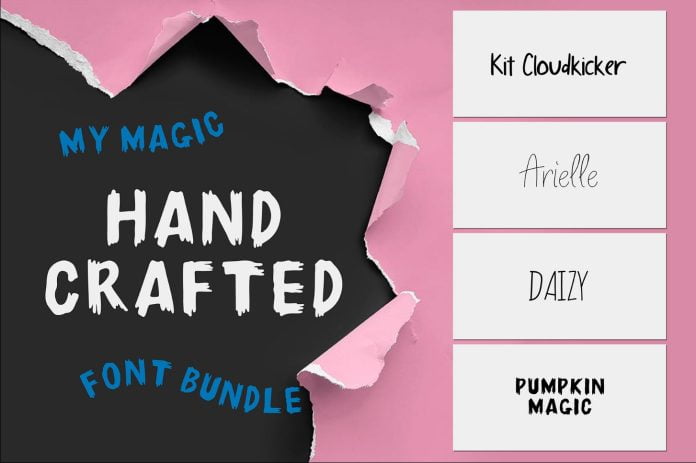 My Magic Hand Crafted Font Bundle