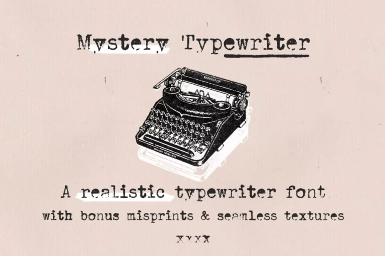 Mystery Typewriter Font