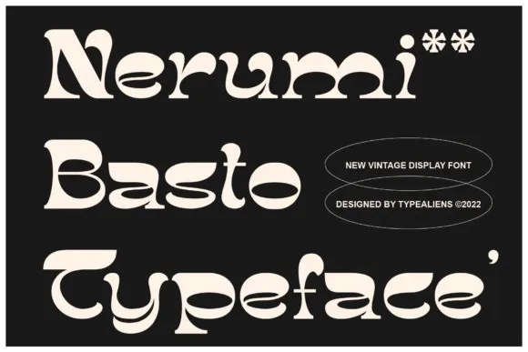 Nerumi Basto Font