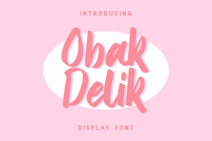 Obak Delik Font