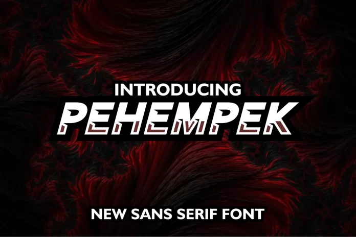 Pehempek Font