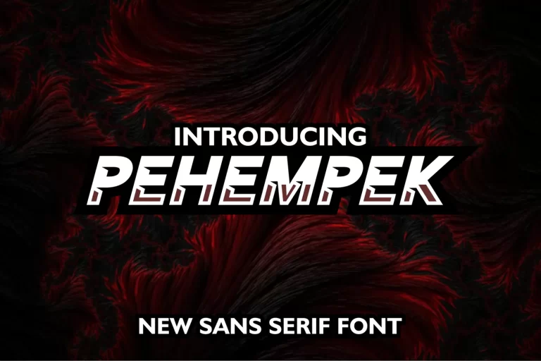 Pehempek Font