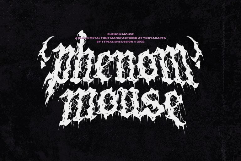 Phenom Mouse Font