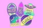 Psychoart Typeface - psychedelic font