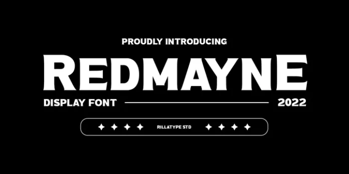 Redmayne - Display Font