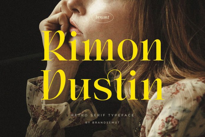 Rimon Dustin – Retro Serif Font