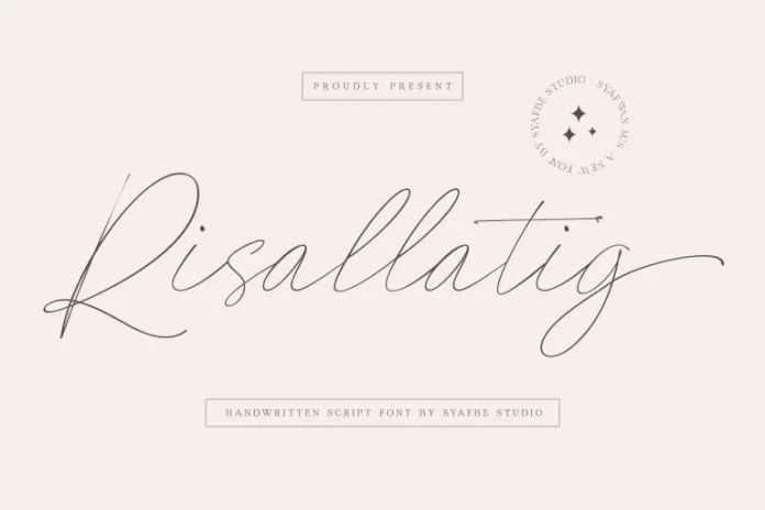 Risallatig Font