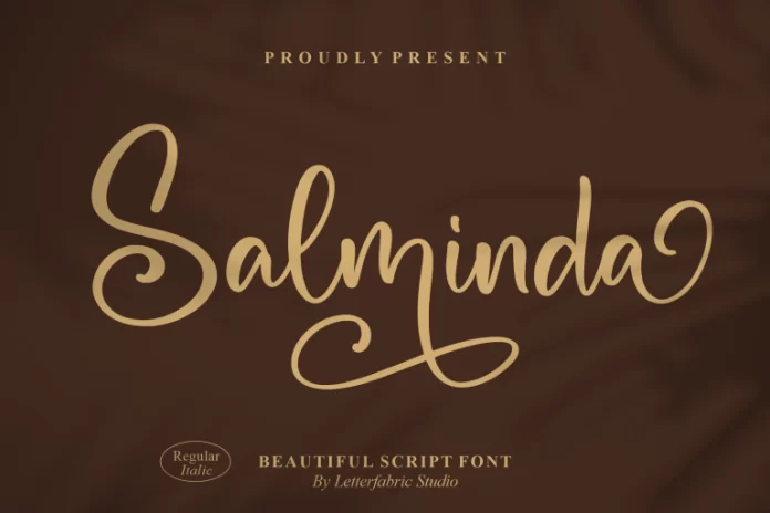 Salminda Script Font
