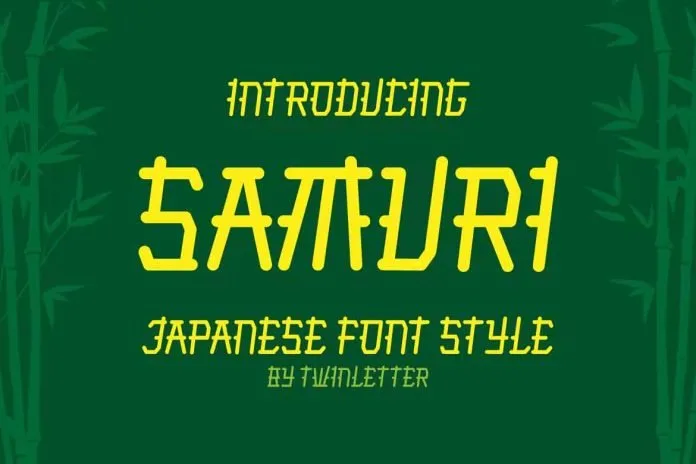 Samuri Faux Japanese Font