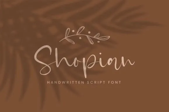 Shopian Font