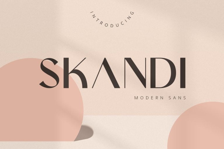 Skandi Modern Sans Serif Font