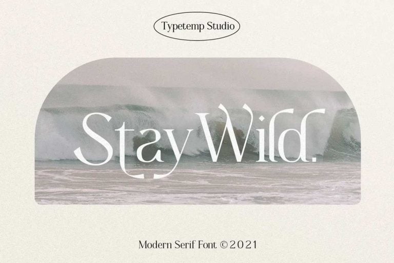 Stay Wild Font
