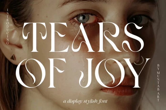 Tears of Joy Display Serif Font